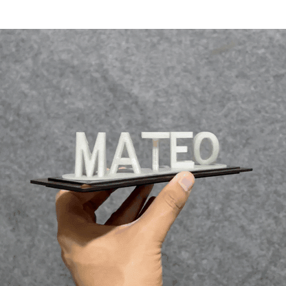 Luminous Dual Name Illusion Love 3d Printed Gift.