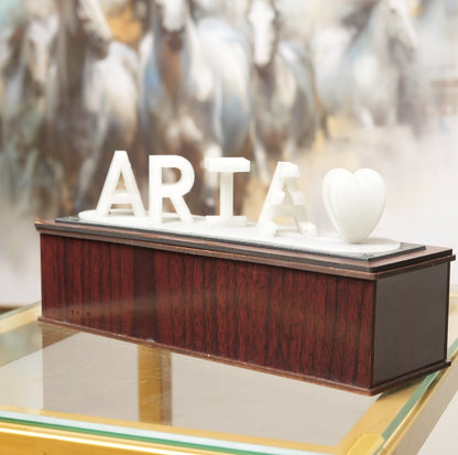 Luminous Dual Name Illusion Love 3d Printed Gift.