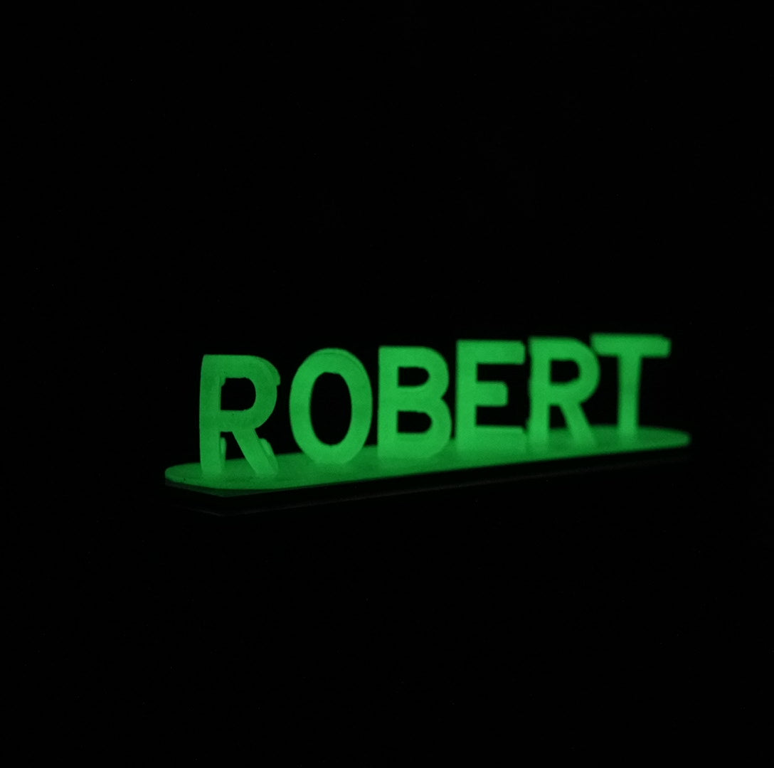 Luminous Dual Name Illusion Love 3d Printed Gift.