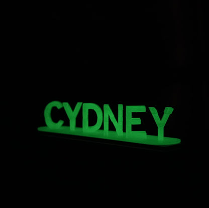 Luminous Dual Name Illusion Love 3d Printed Gift.
