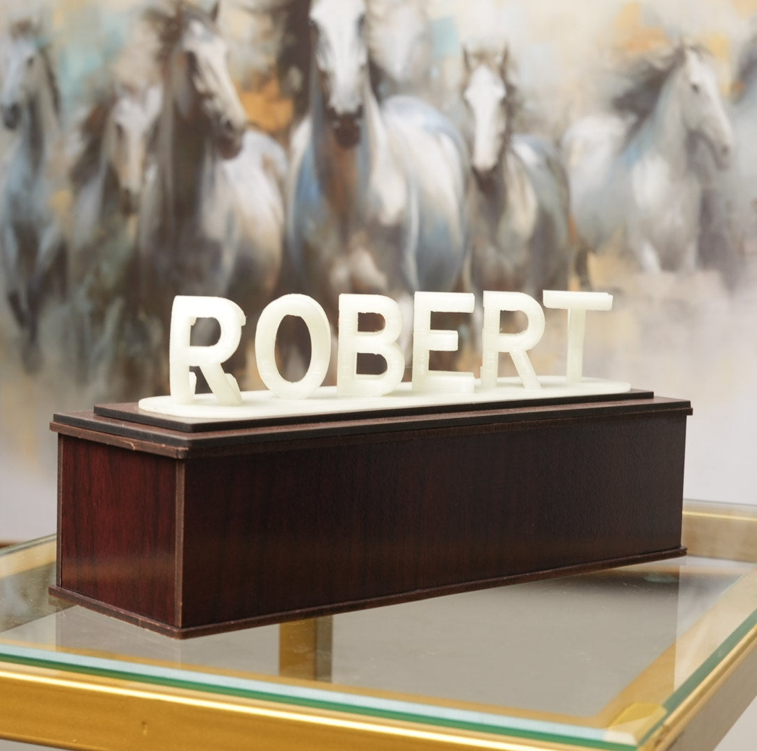 Luminous Dual Name Illusion Love 3d Printed Gift.