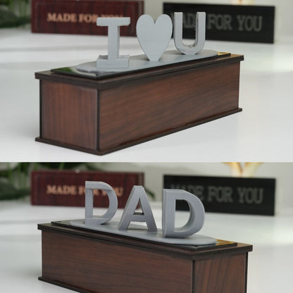 Custom name illusion lamp love gift