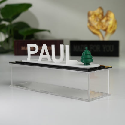 3D printed personalized name lamp for couples
