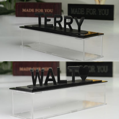 Glowing dual name 3D illusion gift