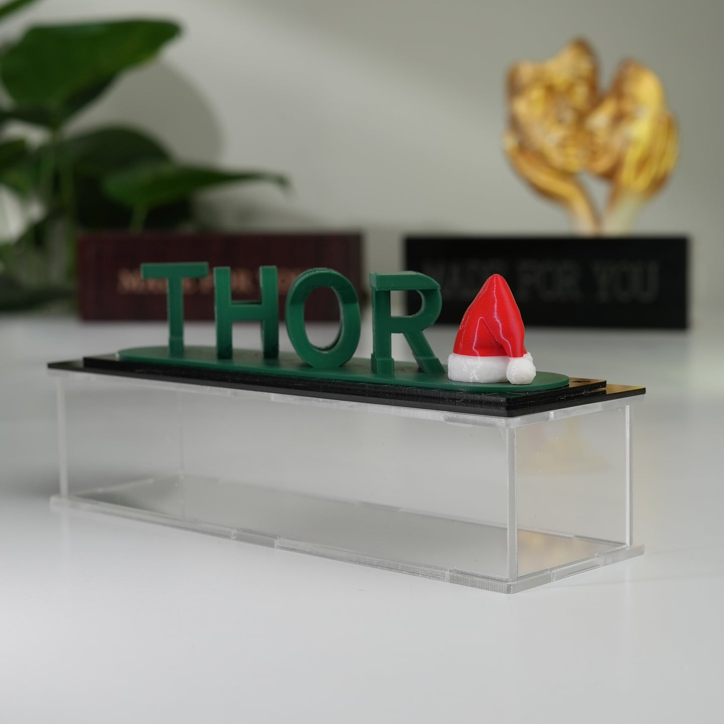 Couples name illusion 3D printed light