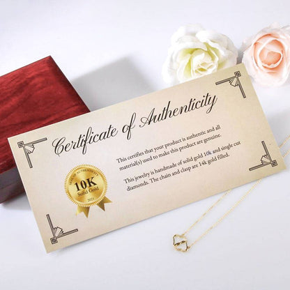 [Almost sold out] 10K PURE GOLD love necklace for eternal love