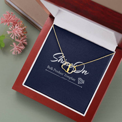 [Almost sold out] 10K PURE GOLD love necklace for eternal love
