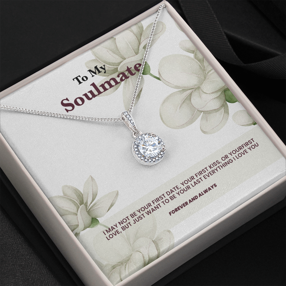 Eternal Hope 14K white gold necklace to soulmate