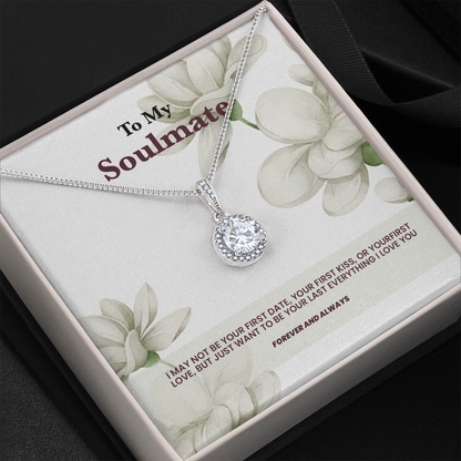 Eternal Hope 14K white gold necklace to soulmate