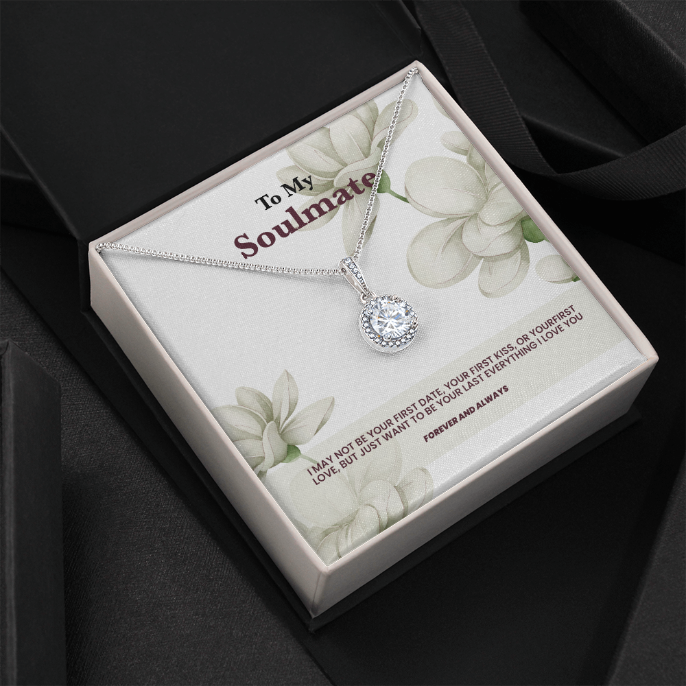 Eternal Hope 14K white gold necklace to soulmate