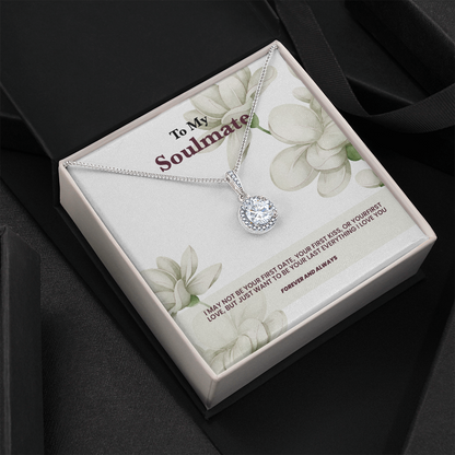 Eternal Hope 14K white gold necklace to soulmate