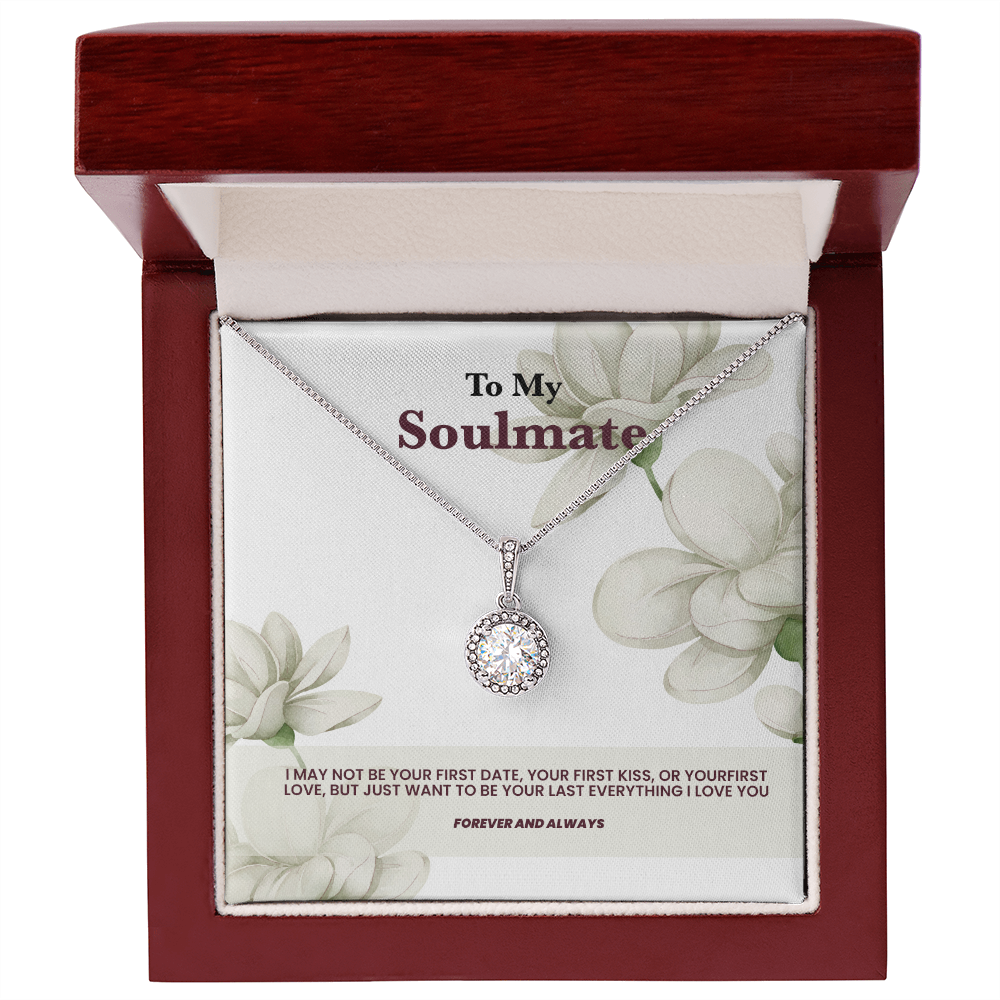 Eternal Hope 14K white gold necklace to soulmate