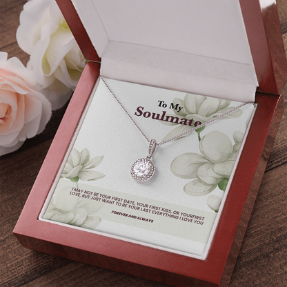 Eternal Hope 14K white gold necklace to soulmate