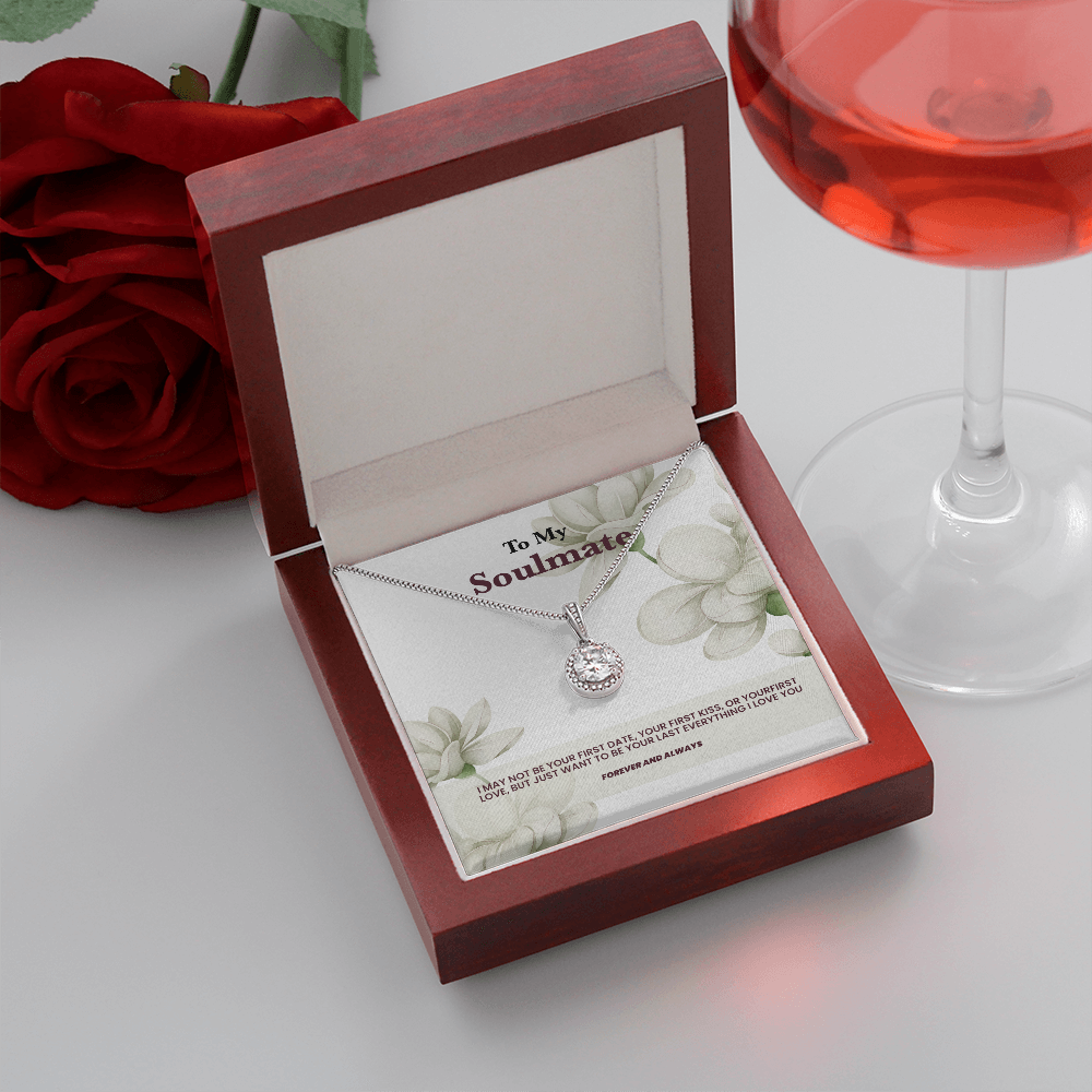 Eternal Hope 14K white gold necklace to soulmate